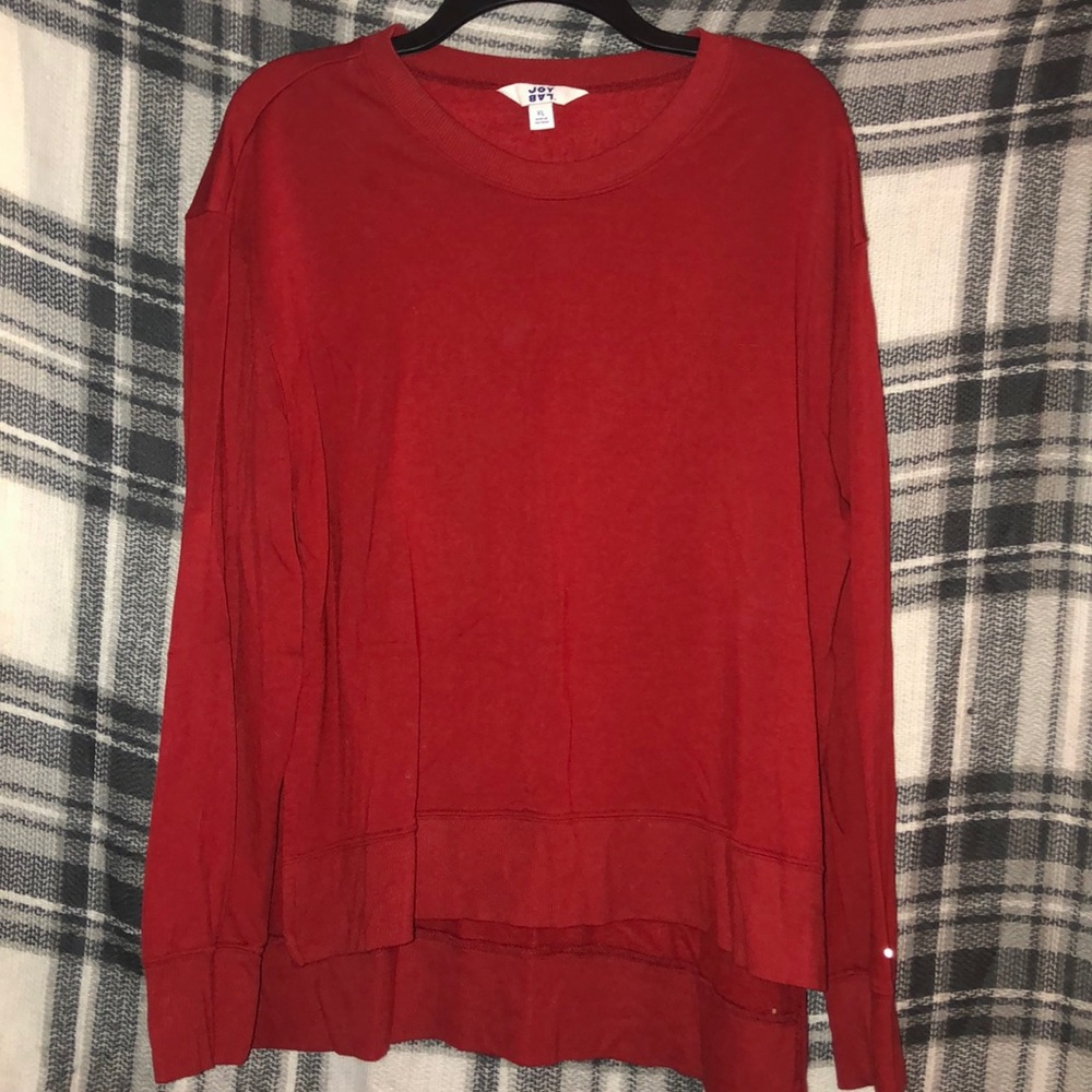 Red sweatshirt